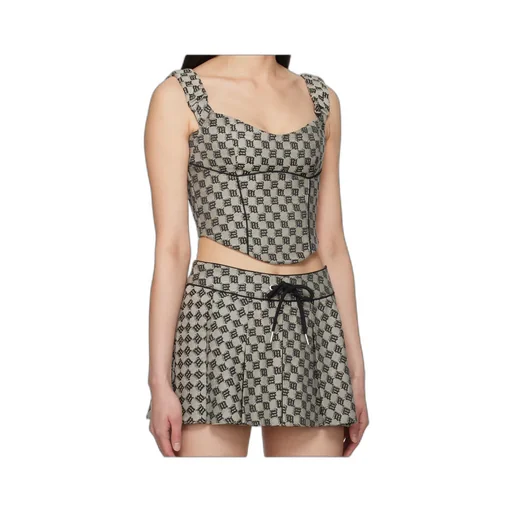 Monogram Corset Top
