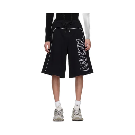 Wide-Leg Terry Short