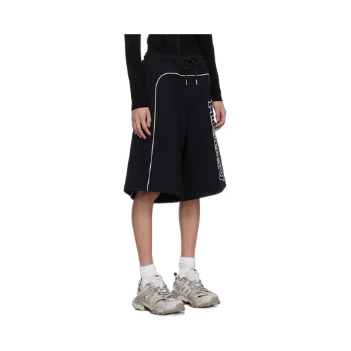 Wide-Leg Terry Short
