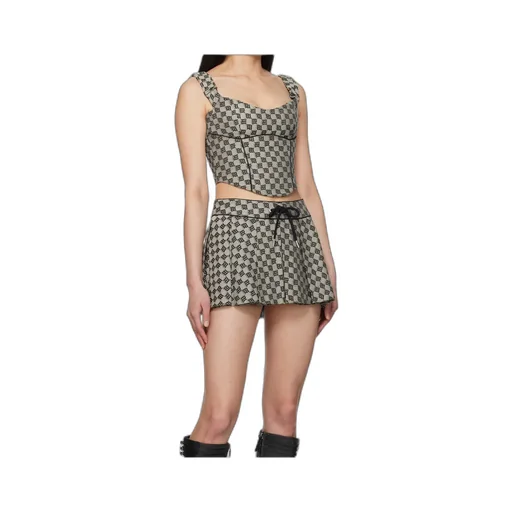 Monogram Corset Top