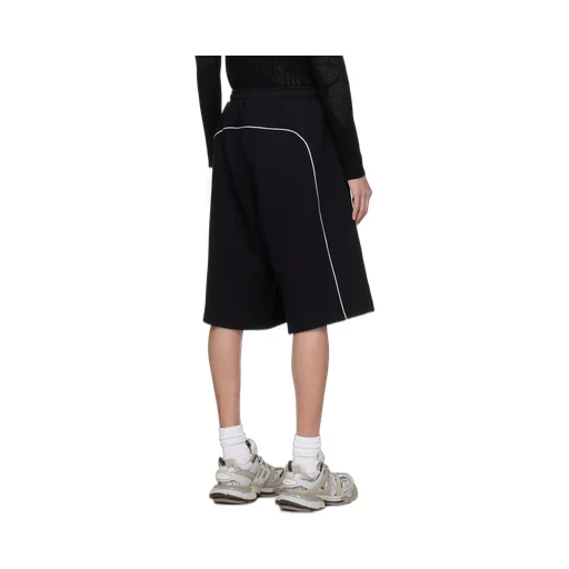 Wide-Leg Terry Short
