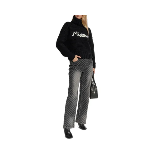 Roll-Neck Logo-Detail Sweater