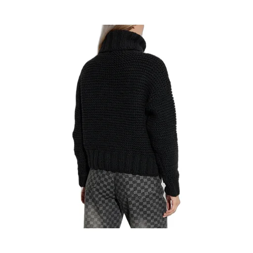 Roll-Neck Logo-Detail Sweater