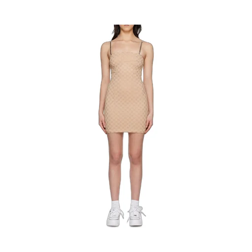 Mini Dress With Flower Words
