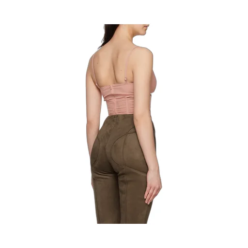 Corset-Style Cropped Top