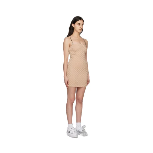 Mini Dress With Flower Words
