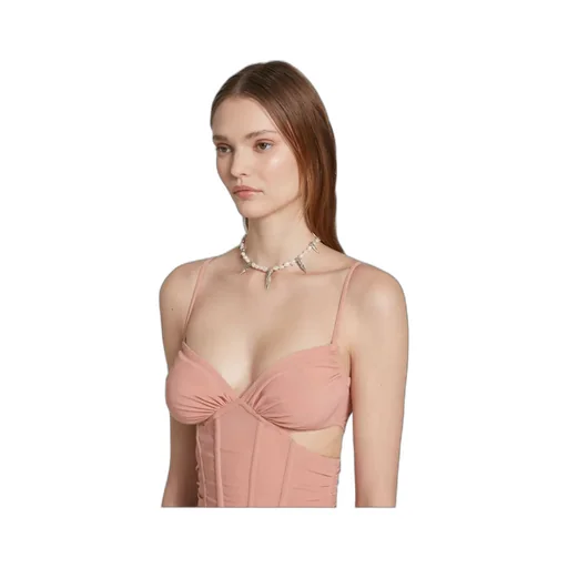 Corset-Style Cropped Top
