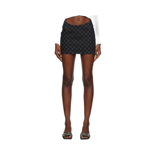 Miniskirt With Embroidered Characters