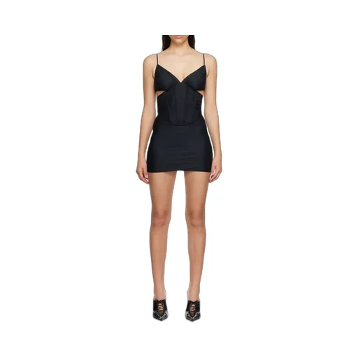 Cut-Out Spaghetti-Strap Minidress