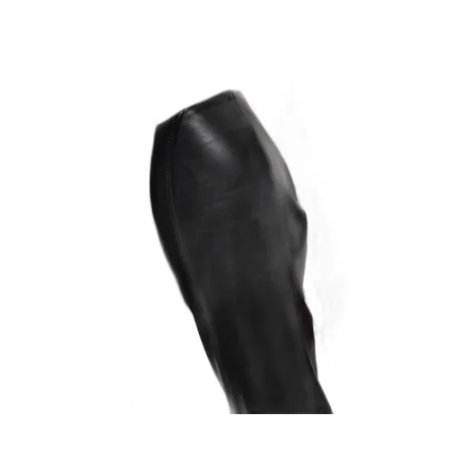 Cut-Out Leather Trousers