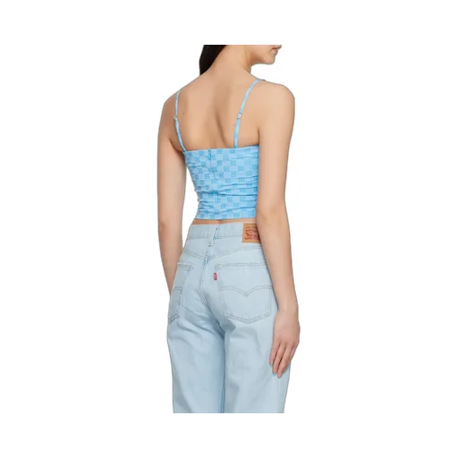 Fine Shoulder Strap Sling With Embroidered Characters