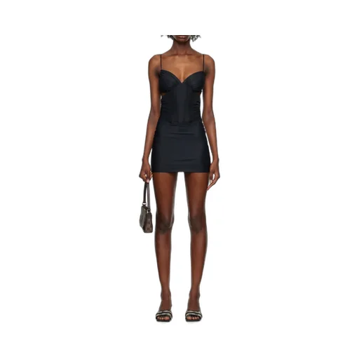Cut-Out Spaghetti-Strap Minidress