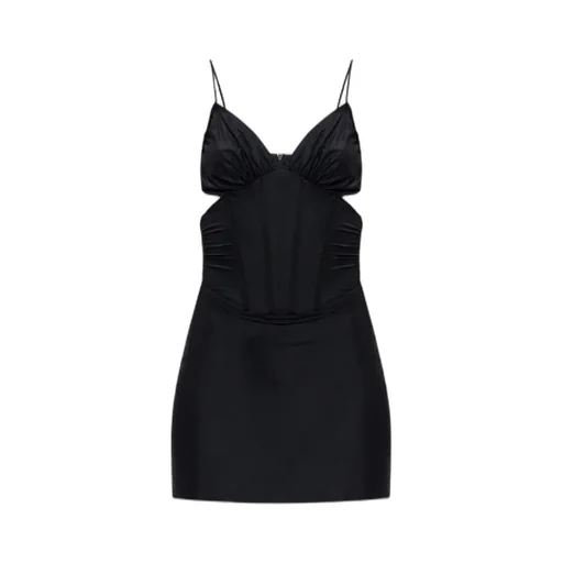 Cut-Out Spaghetti-Strap Minidress
