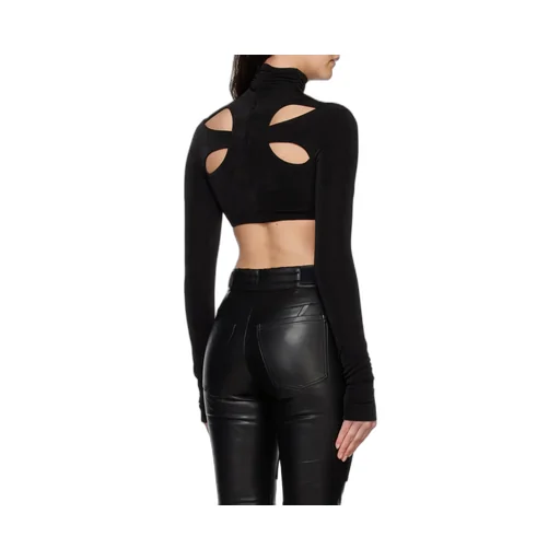 High-Neck Long-Sleeved Sweater