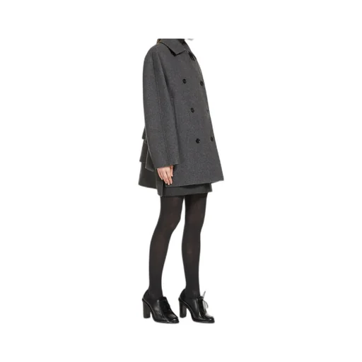 Wool Gabardine Mini Skirt