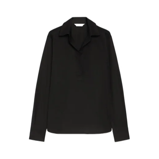 V-Neck Long-Sleeved Shirt