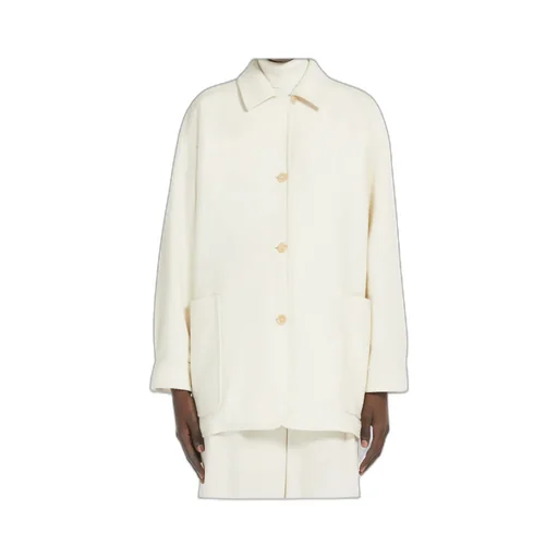 Single-Breasted Straight Hem Coat