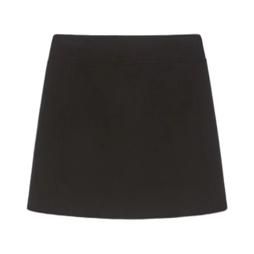 Straight Wool Skirt
