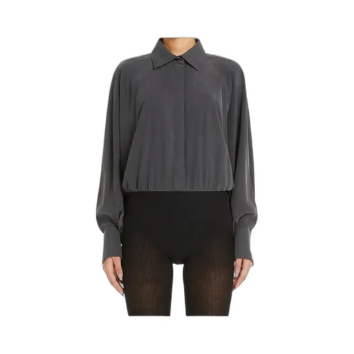 Tempo Buttoned Long-Sleeved Top