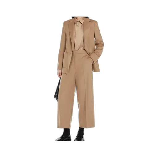 High Waist Wide Leg Trousers