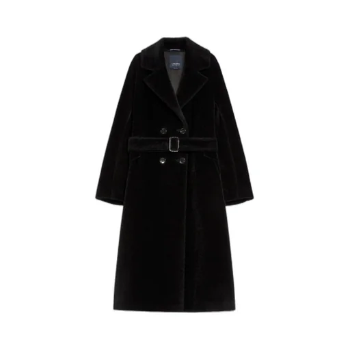 Double-Breasted Belted Coat
