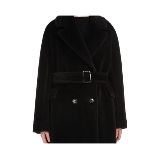 Double-Breasted Belted Coat