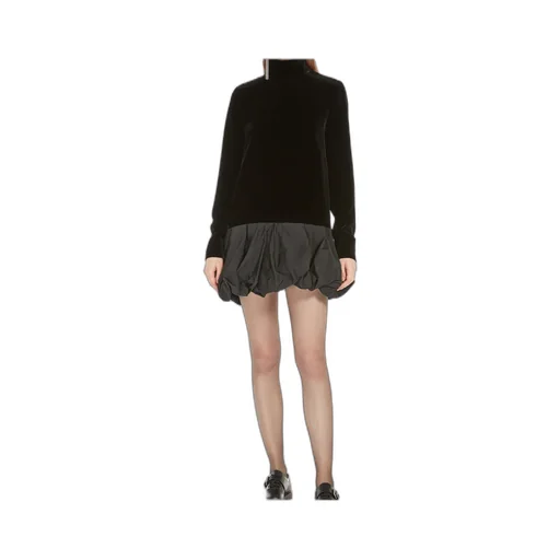 Pianoforte Osso Velvet Mini Dress