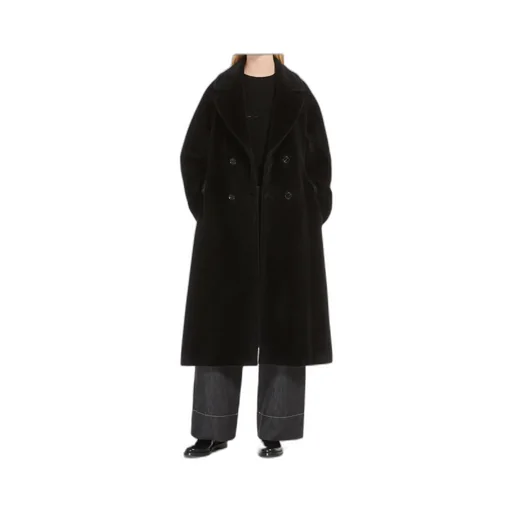 Double-Breasted Belted Coat