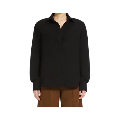 V-Neck Long-Sleeved Shirt