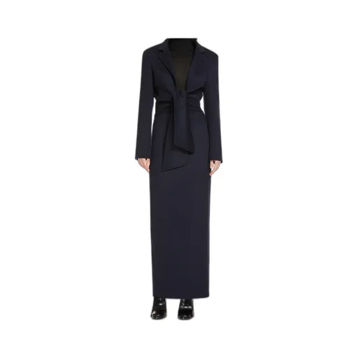 Sash Detailed Straight Hem Cropped Jacket