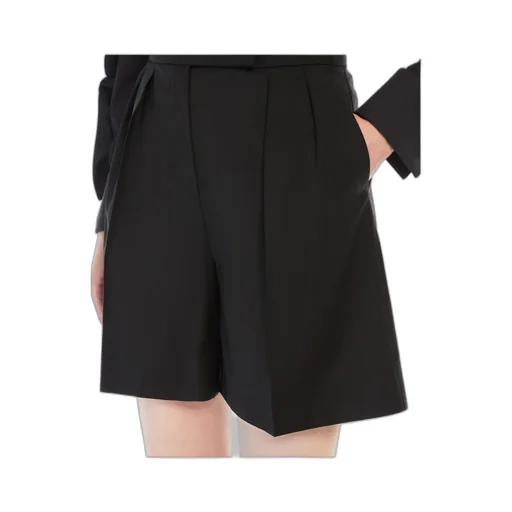 Jessica Pleat Detailed Shorts