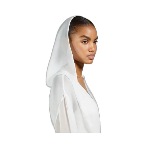Hooded Chiffon Jacket