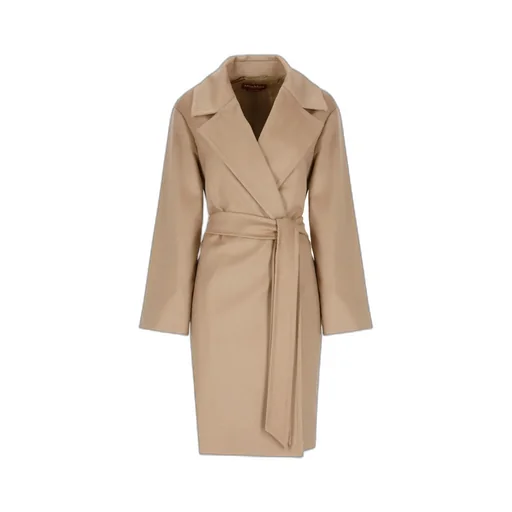 Belted Long-Sleeved Coat