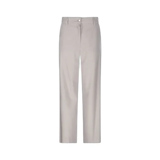 Button Detailed Straight Leg Trousers