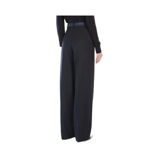 Belt Loop Wool Casual Pants