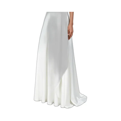 Silk Satin One-Shoulder Dress