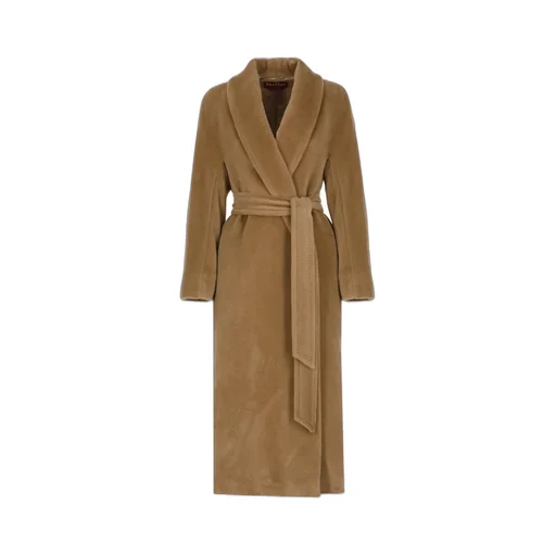 Belted Long-Sleeved Coat