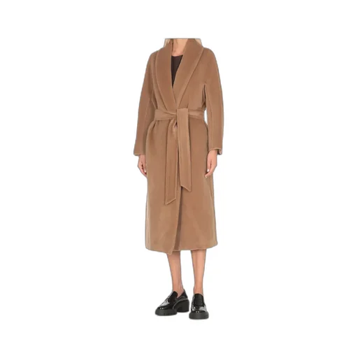 Belted Long-Sleeved Coat