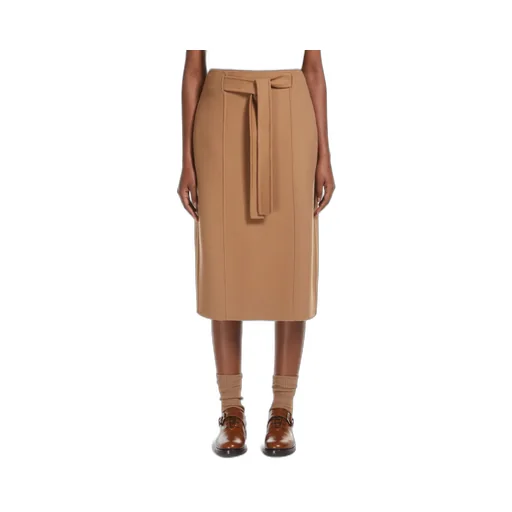 Wool Pencil Skirt