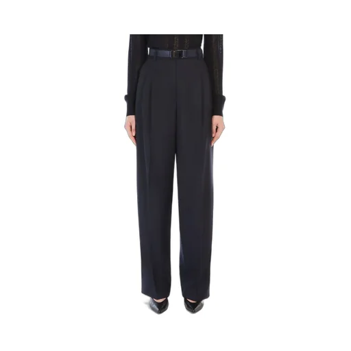 Belt Loop Wool Casual Pants