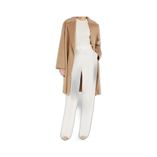 Belted Long-Sleeved Coat