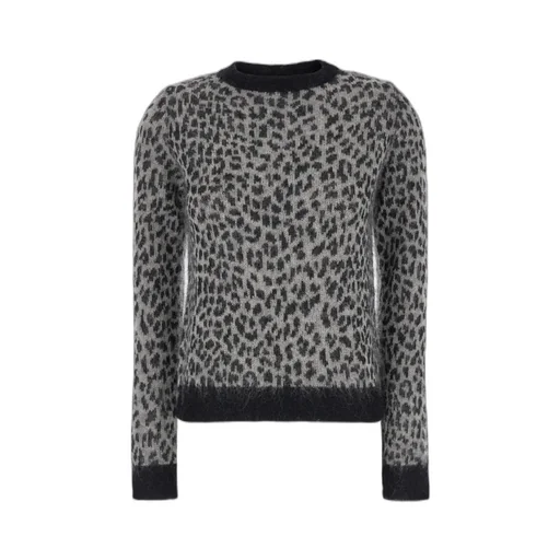 All-Over Patterned Crewneck Jumper