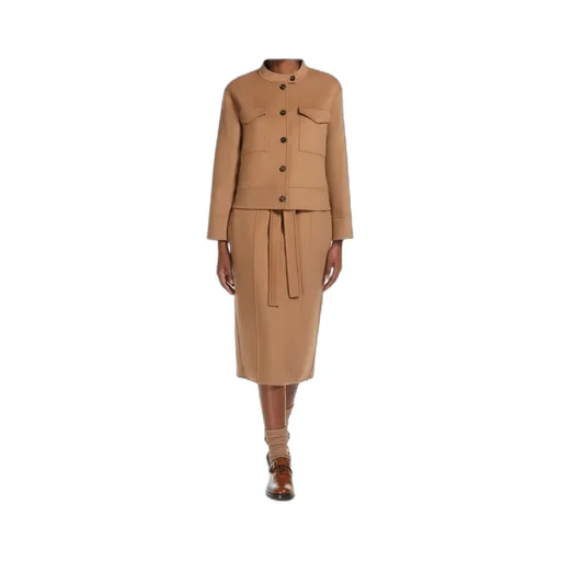 Wool Pencil Skirt