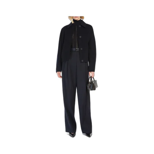 Belt Loop Wool Casual Pants