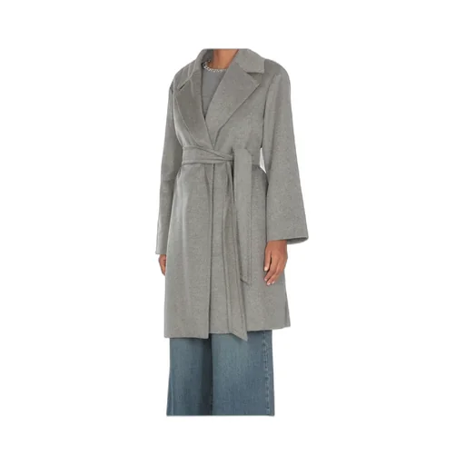 Belted Long-Sleeved Coat