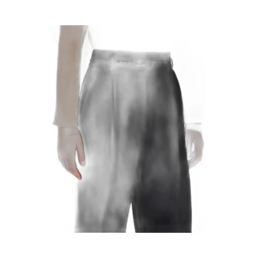 High Waisted Straight Leg Trousers