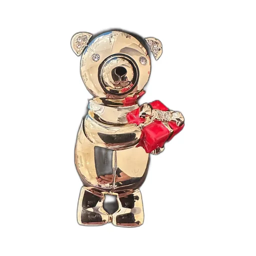 Logo Bear Brooch
