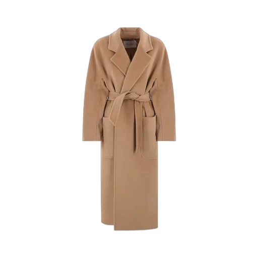 Belted Long-Sleeved Coat