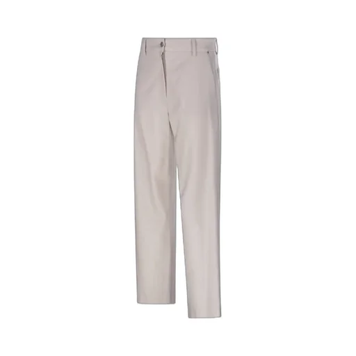 Button Detailed Straight Leg Trousers