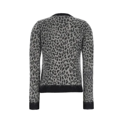 All-Over Patterned Crewneck Jumper
